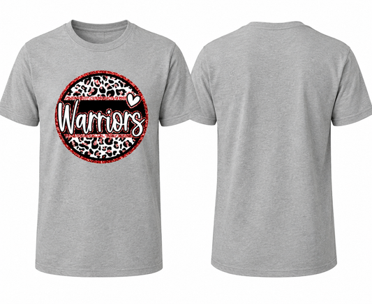 Warriors Glitter & Leopard Spirit Tee ❤️✨