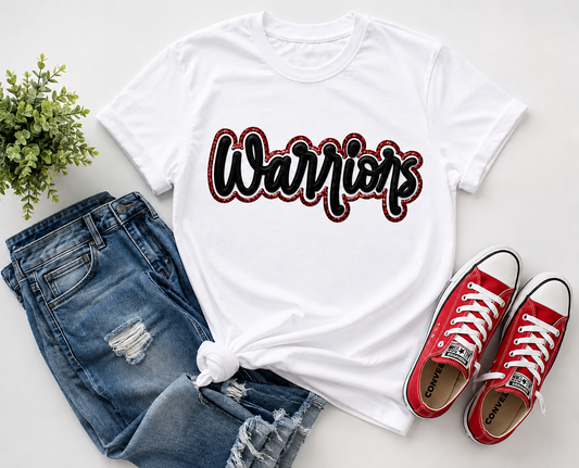 Warriors Puff Spirit Tee ❤️🖤